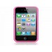 gyári Apple iPhone 4/4S szilikon keret, Pink