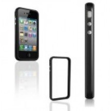 gyári Apple iPhone 4/4S szilikon keret,Fekete