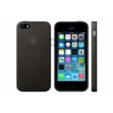 Apple iPhone 5/5S bőrborítású hátlap,Fekete